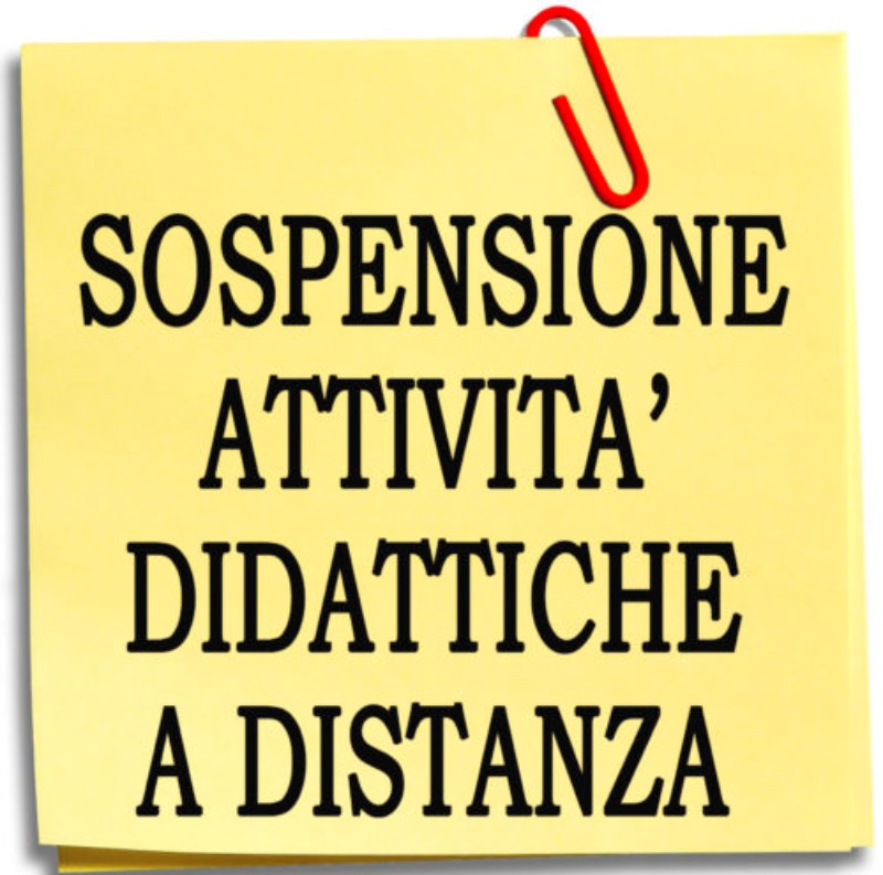 Sospensione attività didattiche a distanza e chiusura uffici di segreteria per festività nazionale d